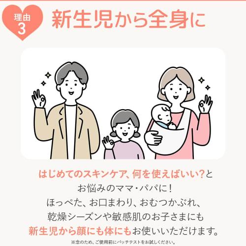 Mamohada Baby Milky Cream, 300g, Additive-Free, Moisturizing Body Cream for Babies, Kids, Newborns, and Children, for Sensitive Skin, Non-Greasy, Easy