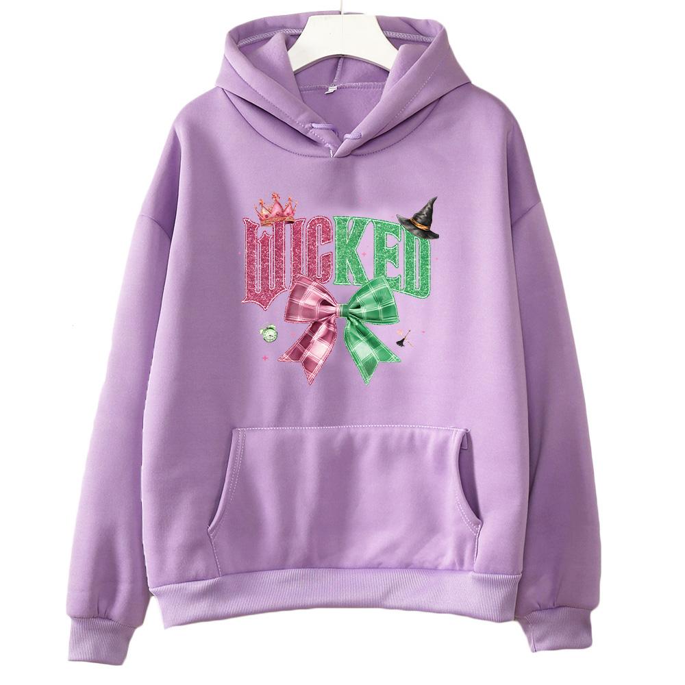 Mikiny Wicked for Good Mikina pro fanoušky muzikálu Wicked Valentýnský dárek Mikina Móda Ženy Muži Estetická Podzim Zima Pulovr Oblečení