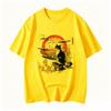 Cute Anime Cat Japanese Retro Fun Cat Pattern Tshirt Y2k Tshirt Unisexs Tshirt Summer Streetwear Graphic T Shirts Personality