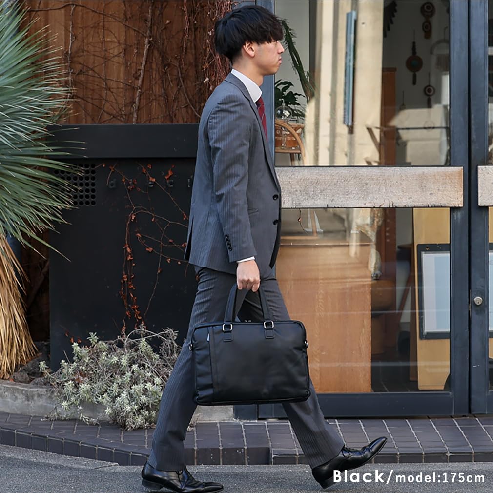 Vita Felice Round Zipper Business Bag [VITAFELICE] 2-Way Men's nsb-30291p (Black)