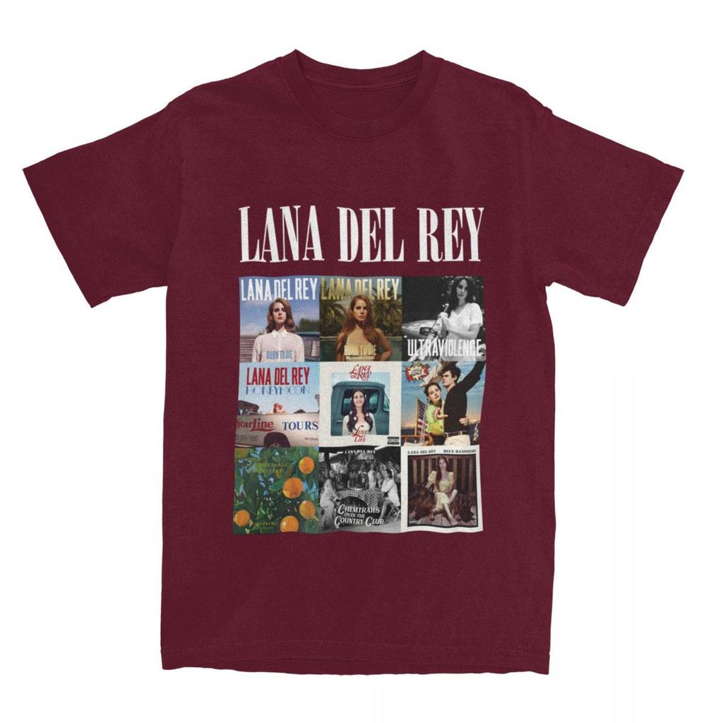 Lana Del Rey T Shirts Merch Unisex Women Pure Cotton Novelty Fashion Singer Tshirt Short Sleeve Clothes New Arrival