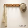 With Hooks Wall Mounted Coat Rack Storage Function Hanging Shelf Wooden Storage Rack  Living Room