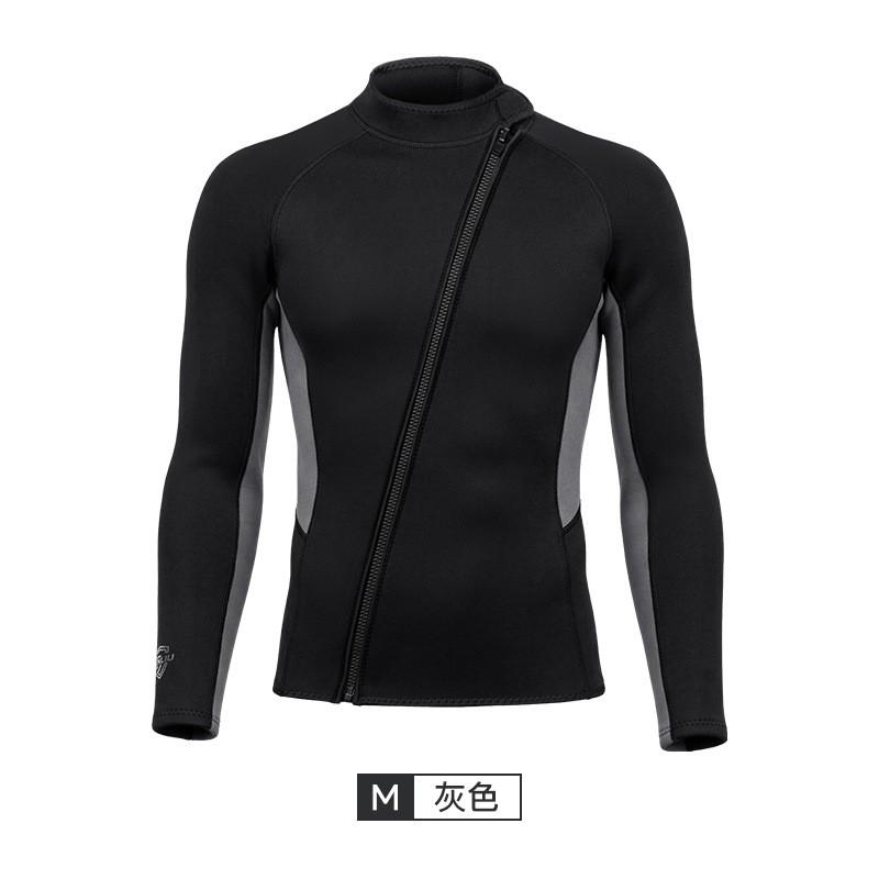 2mm Neoprene Wetsuit Top Pants Set Women Men Warm Long Sleeve Dive Suit Surfing Snorkeling Swimsuit