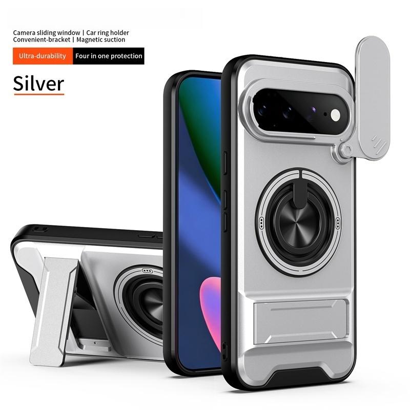 Custodia Armor Per Google Pixel 11Pro 5G Cover con Protezione Scorrevole per Lente della Fotocamera Coque Per Pixel 11 Pro XL Pixel11 Copertura per Ricarica Wireless