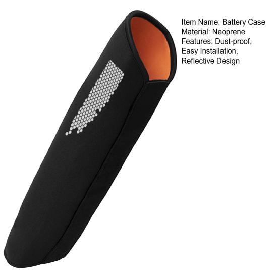 Wodoodporna, odblaskowa osłona baterii rowerowej, pyłoszczelna, chroniąca baterie, wykonana z neoprenu, ochrona baterii roweru elektrycznego