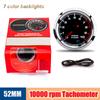 PSI Boost/PRM/Water Temp/Oil Temp/Oil Press/Voltage/Air Fuel Ratio/EGT 2"52mm Car Gauge 7Color LCD Digital Instrument Kit Holder