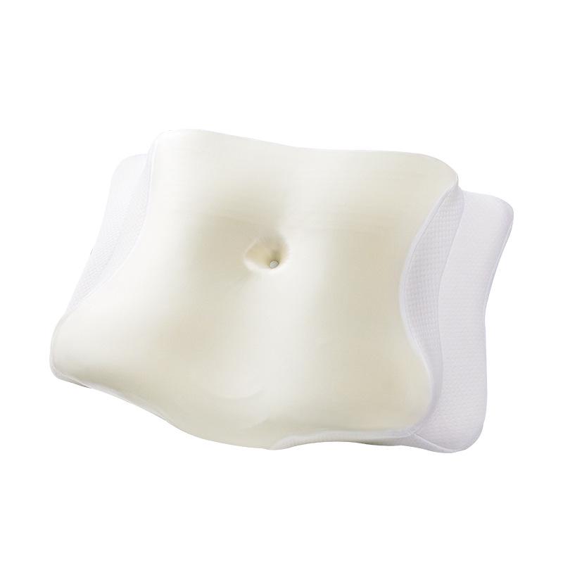 Butterfly-Shaped Memory Foam Neck Pillow: Ergonomic Zoned Support for Supine and Side Sleep Positions