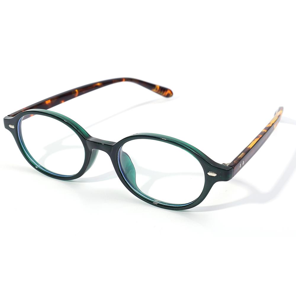 Ins Sweet Cool Eyewear Trend Korean Brand Reading Computer Anti Blue Light Eyeglasses Y2K Retro Oval Frame Glasses Women Female