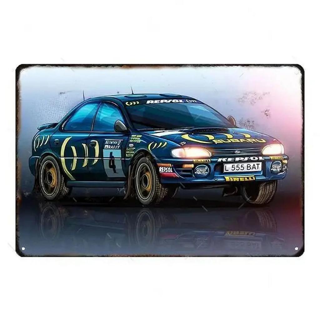 Plaque Metal Tin Signs Off Road Cars Wall Decoration Vintage Art Posters Iron Painting for Man Cave Home Cafe Garage Club Bar
