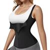 Women High Elastic Waist Trainer Zipper Button Tummy Control Shaping Corset
