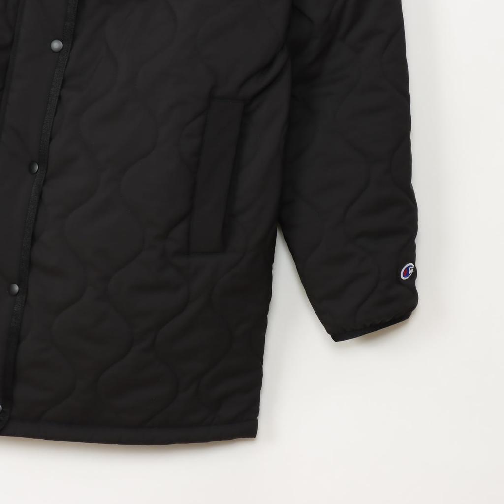 Jacket Long Sleeve Stretch Thermal Water Repellent Windproof Zip Hooded Jacket Bonding Boa Black [Champion] CW-AS603 Women's