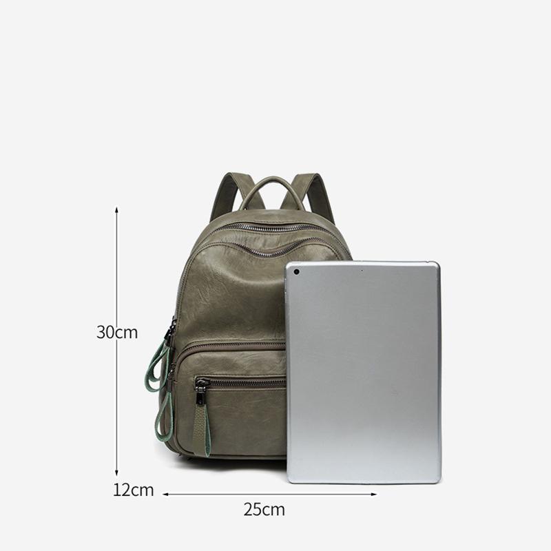 Дизайнерский бренд мода PU кожа женский рюкзак колледж школьный рюкзак сумка дорожная — фото 6