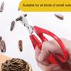 Nut Shell Cracker Sax Tångklämma med ergonomiskt handtag Återanvändbart flitigt använt nötknäpparverktyg i rostfritt stål
