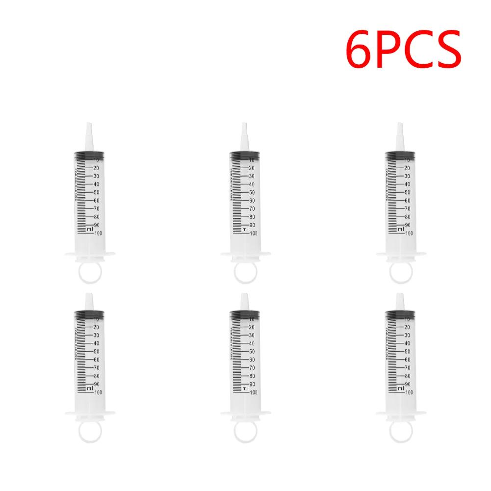 100ml Syringe Glue Filling Feeding Syringe Nutrient Sterile Health Without Needle Watering Refilling for Industrial Hydroponics