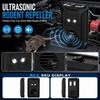 Ultrasonic Rodent Repeller Electronic Pest Control Device for Car Engine Compartment Square Design Durable Material Easy Installation
