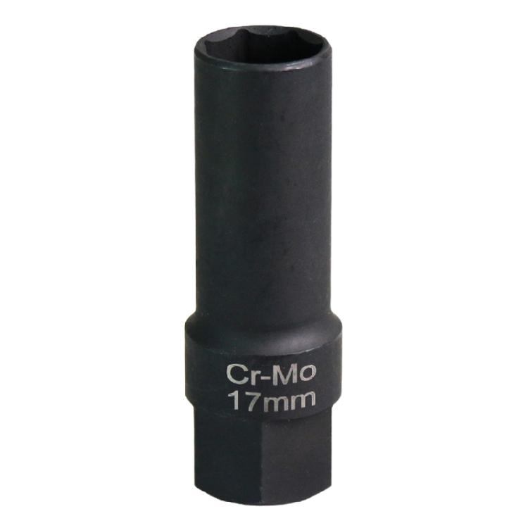 Metal Spanner Conveter Ratchet Tool Tire Removal Tool Wrench 17mm 7 Angle Sleeve Adapter Socket Wrench for Nut Removal 1