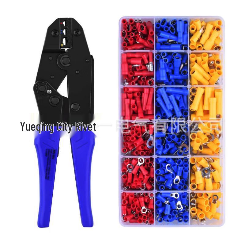 HS-30J Pre-Insulated Terminal Crimping Pliers Set CN plug (adapter included)