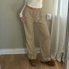Clearance: Everyday Casual Drawstring Straight-Leg Pants