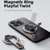 3-in-1 Magnetic Phone Grip Stand for MagSafe – 360° Rotatable Finger Ring Holder, ABS Material, Universal for All Smartphones