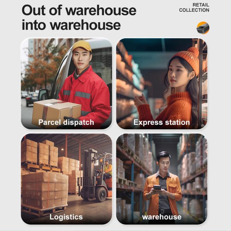 Scanner Codici a Barre 2D W7 Mini Wireless Bluetooth Portatile Manuale Lettore Codici 1D 2D QR Code Data Matrix PDF417 Con Funzione di Archiviazione