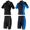 Muta Neoprene 1,5mm Set Uomo Donna Manica Corta Pantaloncino Calda Protezione Termica Snorkeling Apnea