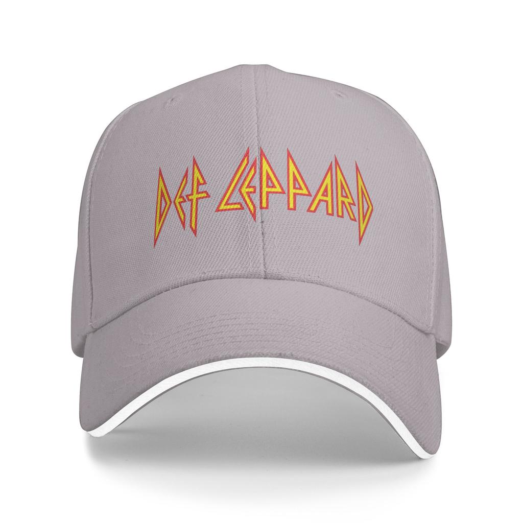 Def Leppard Hysteria Tour 88 Baseballová čepice Dámská Pánská Potisk Hip Hop Čepice Letní Móda Tenisová Skate Nastavitelná Baseballová Čepice