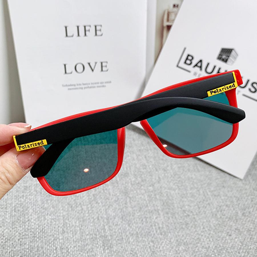 Men Polarized Sunglasses Retro Classic Square Women Fashion Mirrors Sports Driving Outdoor Sun Glasses Plastic Frame Uv400