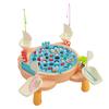 Magnetic Fishing Game Large Size Early Education Parent Child Interactive Light Music Fishing Table