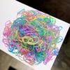 1000Pcs Children Hair Bands Girls Women Colorful Elastic Band Hair Rope Headband