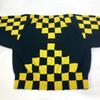 Louis Vuitton Apparel Checkerboard Knit Long Sleeve Sweater Yellow X Black