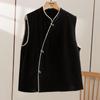 Sibaishe Women's New Chinese Style Layered Vest