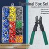 Cold-Pressed Copper Terminal Set with Crimping Pliers and Switch Panel