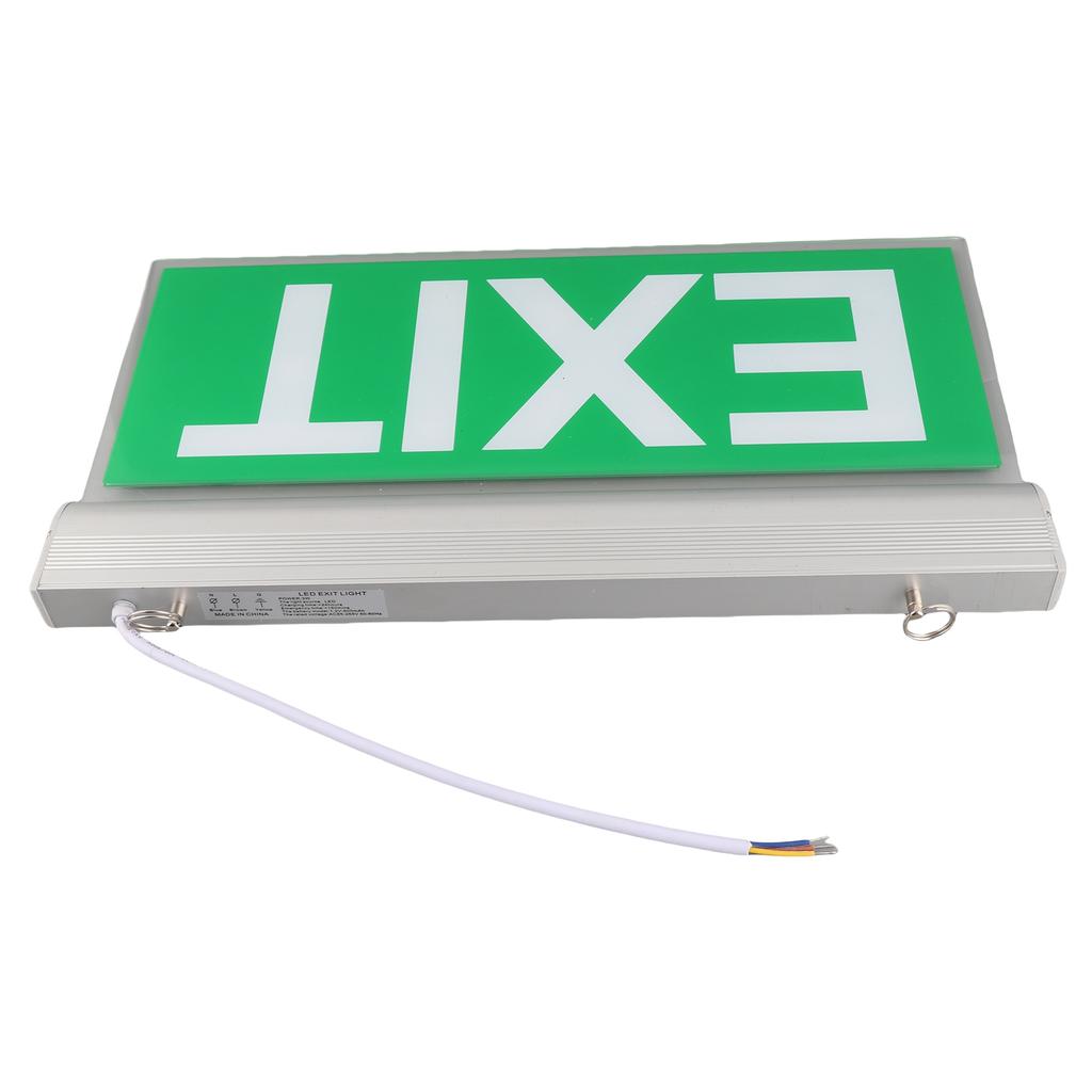 110‑220V Acrylic 3W 12 LEDs Emergency Exit Sign Light Safety Indicator Lamp