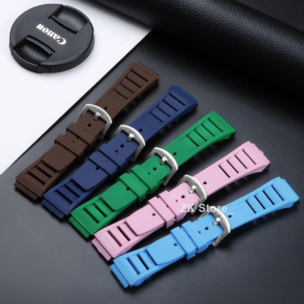 TPU Rubber Watch Straps 17mmx21mm for Richard Mille Watch Bracelet Belt Waterproof Breathable Sport Wristband for Men Watchbands