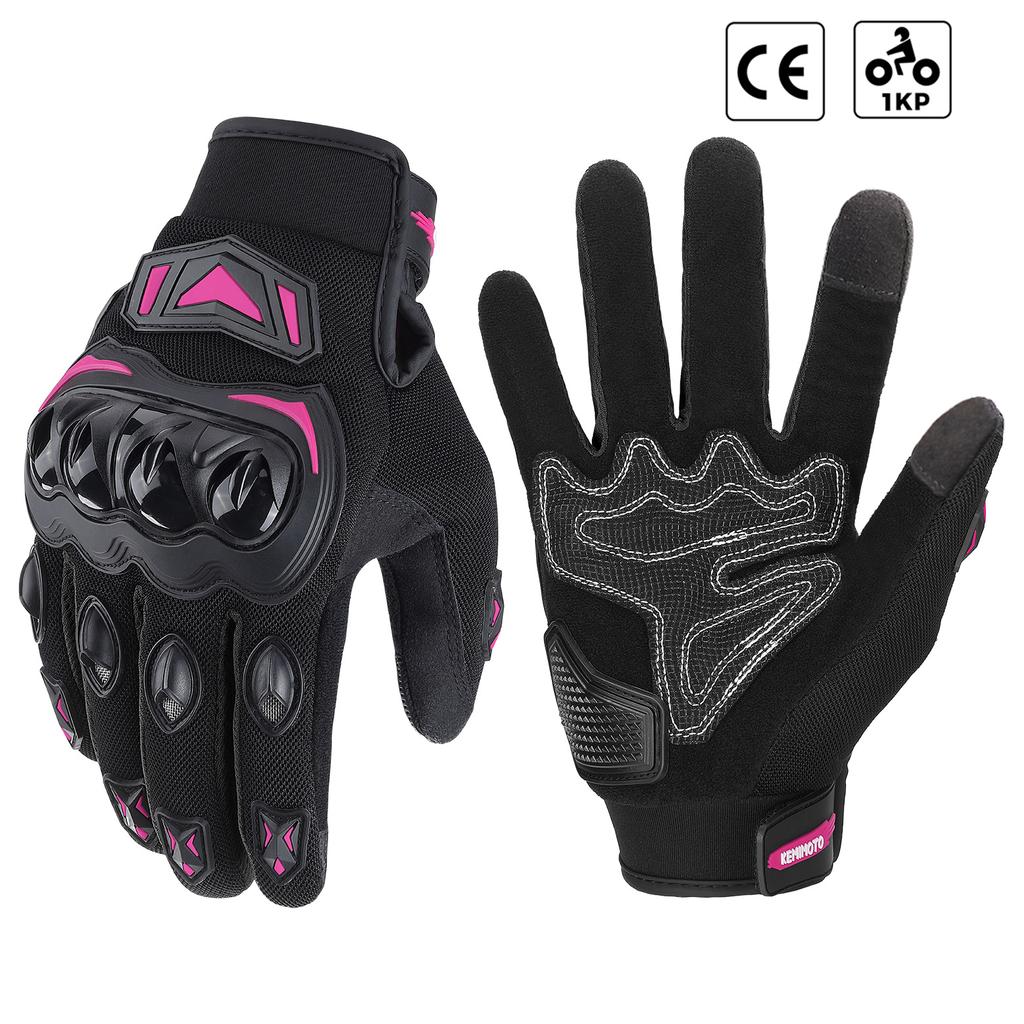 KEMIMOTO Summer Motorcycle Gloves CE Riding Gloves Knuckle Touchscreen Motorbike Tactical Gloves For Dirt Bike Motocross ATV UTV
