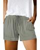 Azura Exchange Elastic Waist Drawstring Pocket Shorts