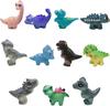 Pinenjoy 11-Piece Mini Dinosaur Figurines, Small Dinosaur Figurines, Dinosaur Cake Decorations, Miniatures, Dinosaur Park, Gift, Christmas Present,