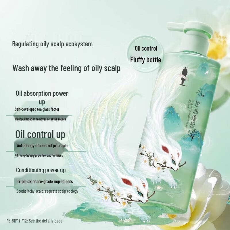 Adolph Tea Seed Oil Control Shampoo & Conditioner Set