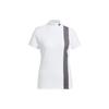 T Shirts Women's White Crew Neck Moderate Straight Fit HG8253