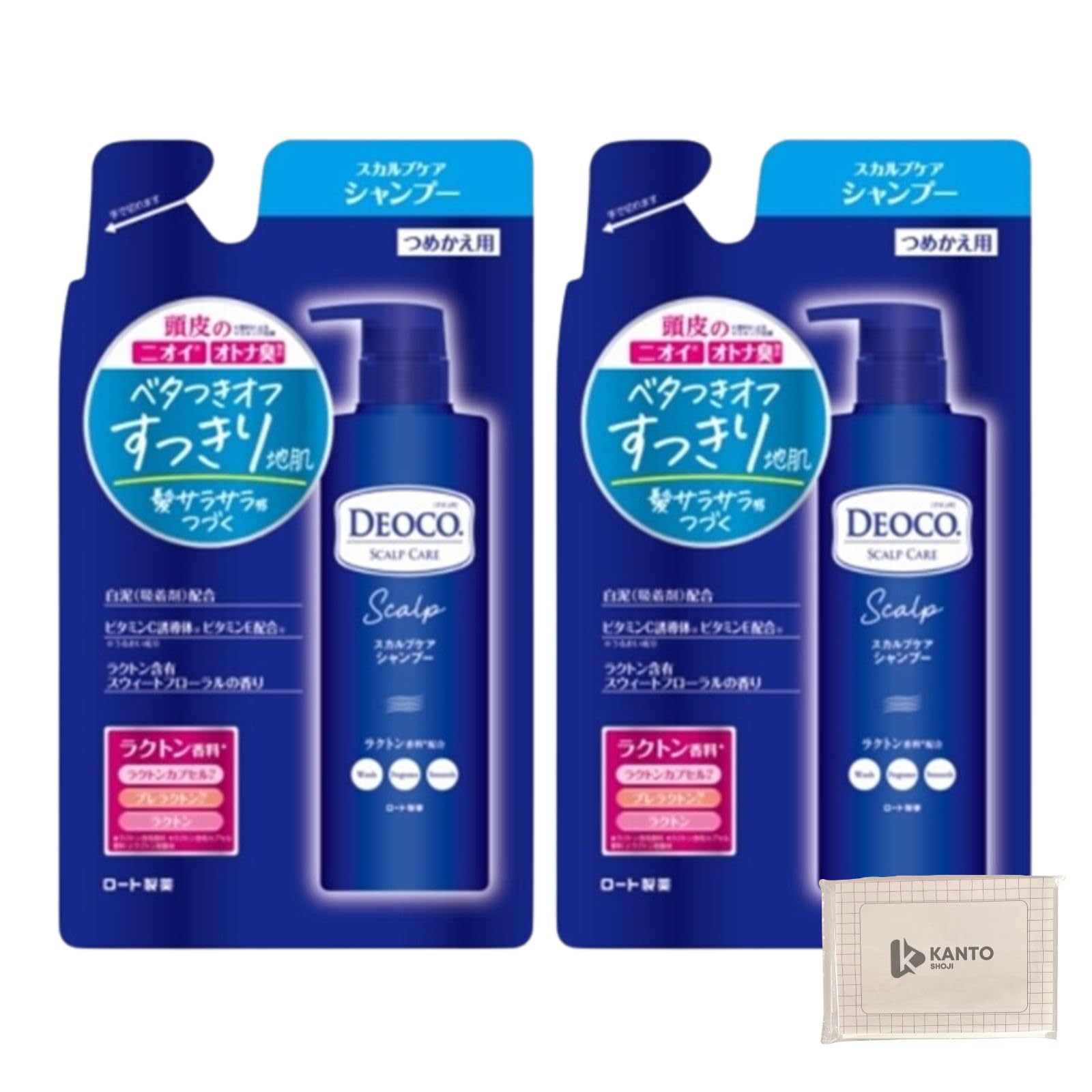 

Deoko Scalp Care refill 370ml x 2 piece Sweet floral scent [Shampoo set]