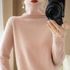 Turtleneck Pullover Fall/winter Cashmere Sweater Women Pure Color Casual Long-sleeved Loose Pullover Bottoming Women's