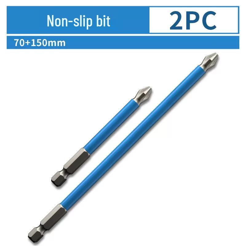 Rutschfestes Magnetisches Bit-Set für Kreuzschlitz- & Torx-Akkuschrauber - Extra Lang & Hohe Härte