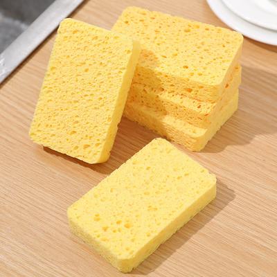 Wood Pulp Sponge Dishwashing Wipe Household Kitchen Cleaning Thickened Double-sided Cleaning Sponge Dishwashing Wipe