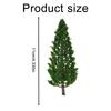 10pcs Model Pine Trees Green For Scale Railway Layout 11cm SL-16059 Dark Green Sand Table Model Tree Scenery DIY For Home Decor
