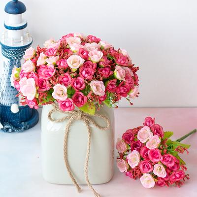 Bouquet Künstliche Blumen Künstliche Blumen Dekoration Simulation Dekoration Strauß Hochzeit Draht Floral Fälschung