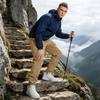 Men's Cargo Pants with Multi-Pockets, Drawstring Waist and Elastic Cuffs - Color Casual Work Pants