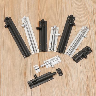 Furniture Padlock Clasp Door Bolts Aluminum Alloy Hinge Cabinet Catches Silent Gate Hook Window Catch Lock Door Lock Buckle