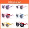 Óculos de Sol Infantis em Formato de Borboleta Com Lentes Polarizadas Tac Para Proteção Solar Uv400