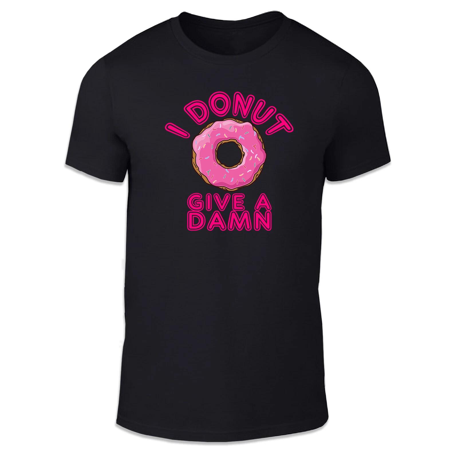 I Do Nut Give A Damn Unisex T Shirt - Funny Silly Humour Food 3XL