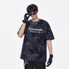 American Style Tie-Dye Short Sleeve T Men's T-shirt2025Summer New Style Cool Trendy Brand Heavy Youth Loose Half Sleeve T-Shirt